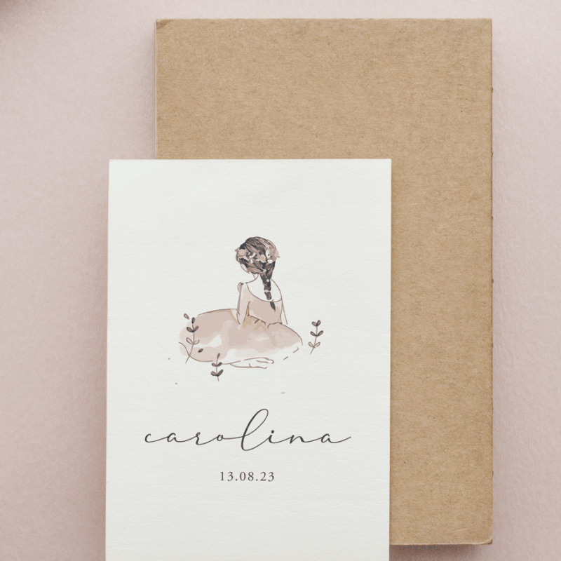 Estampita Niña Comunión 2