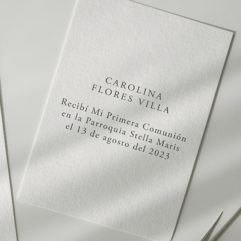 Estampita Niña Comunión 2