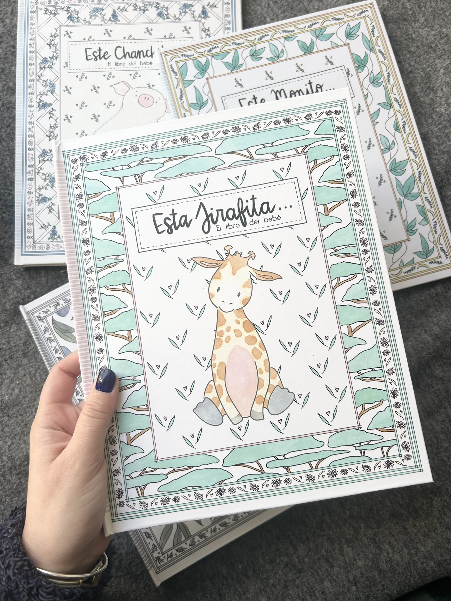 ilustrado libro para nacimiento