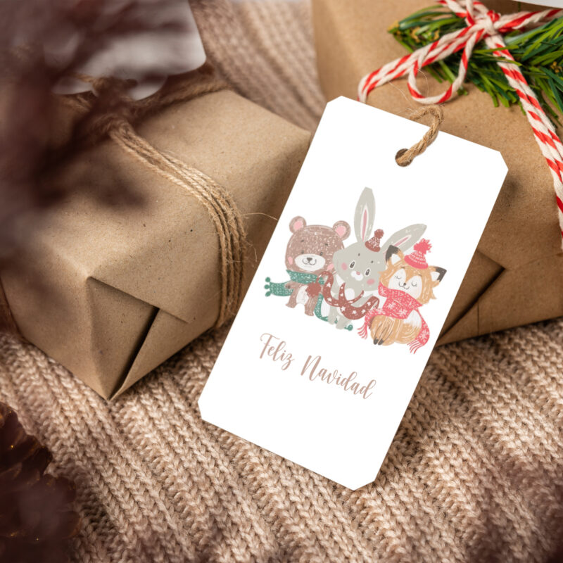 Tarjetas navideñas amiguitos